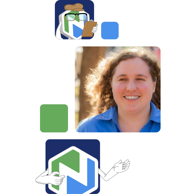 Tiles of Niche Buddy and a smiling woman