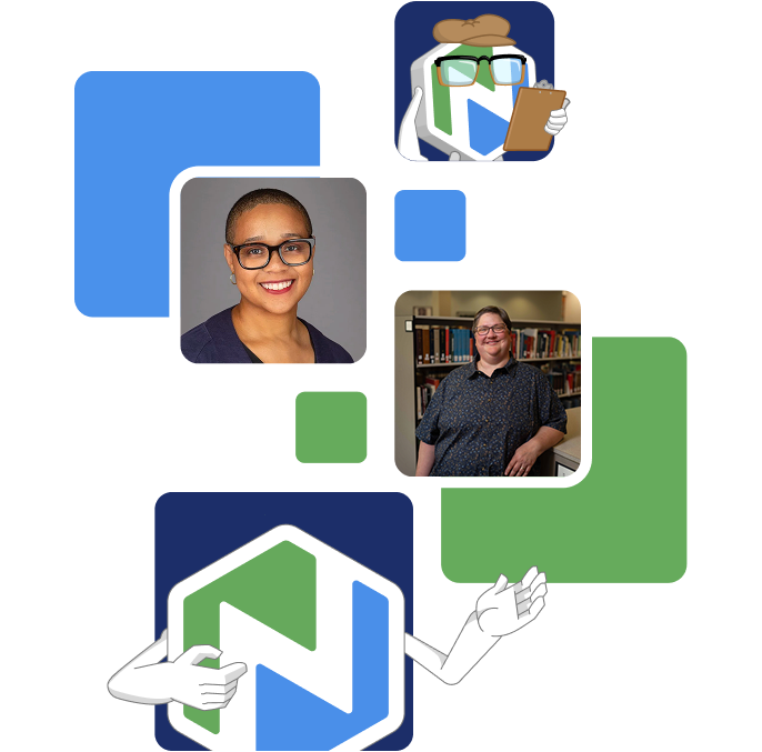 Tiles of Niche Buddy and two smiling women