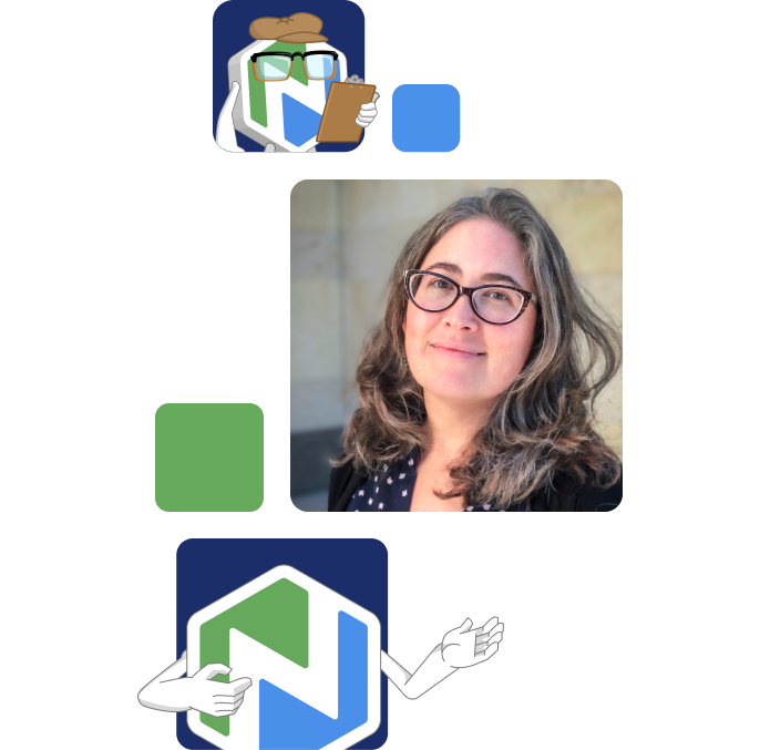 Tiles with Niche Buddy and a woman w