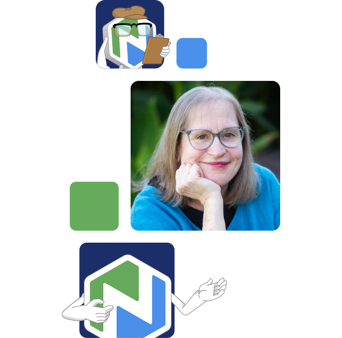 Image tiles of Niche Buddy and a smiling woman