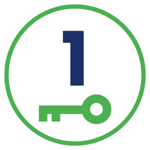 first key
