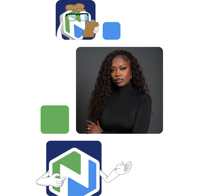 Tiles of Niche Buddy and a professional woman