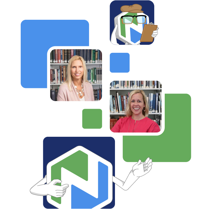 Tiles of Niche Buddy and two smiling women.