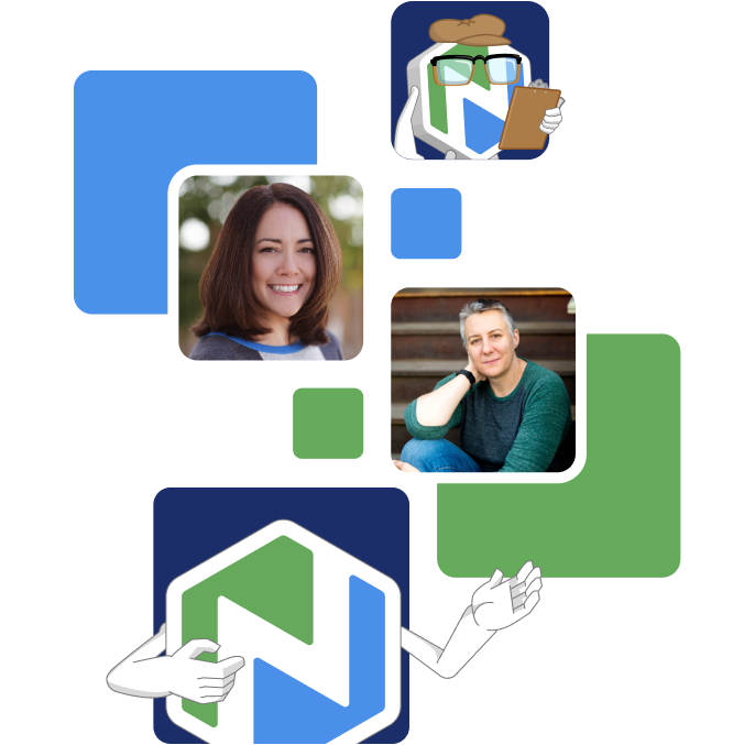 Tiles of Niche Buddy and two smiling women