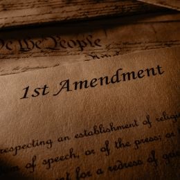 Parchment with the words 