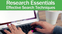 Research essentials effective search techniques