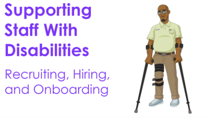 Supporting Staff with DIsabilities 1