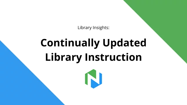 Library Insights- Continually Updated Library Training